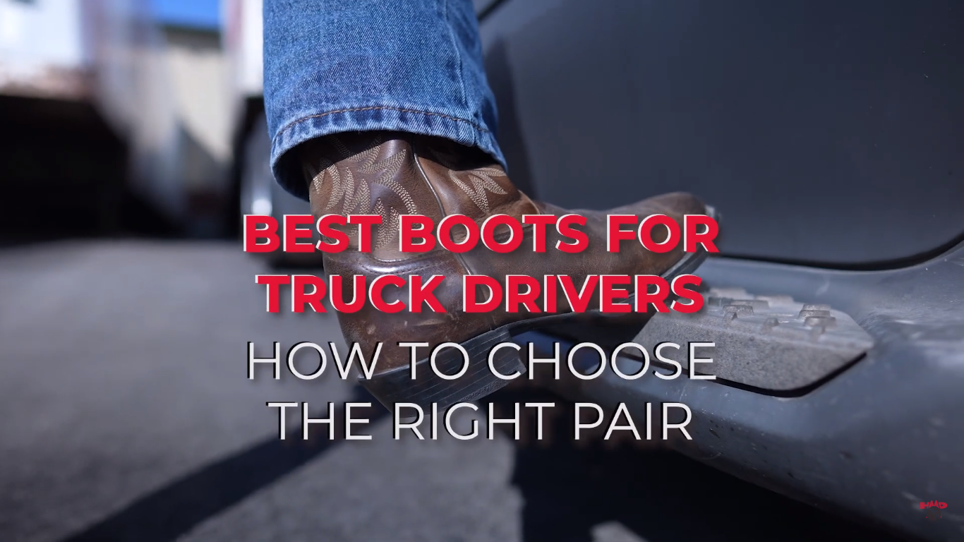 Cowboy boots for hot sale truck drivers