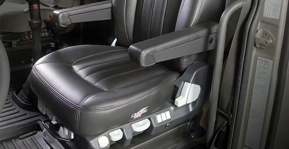 Leather Semi Truck Seat